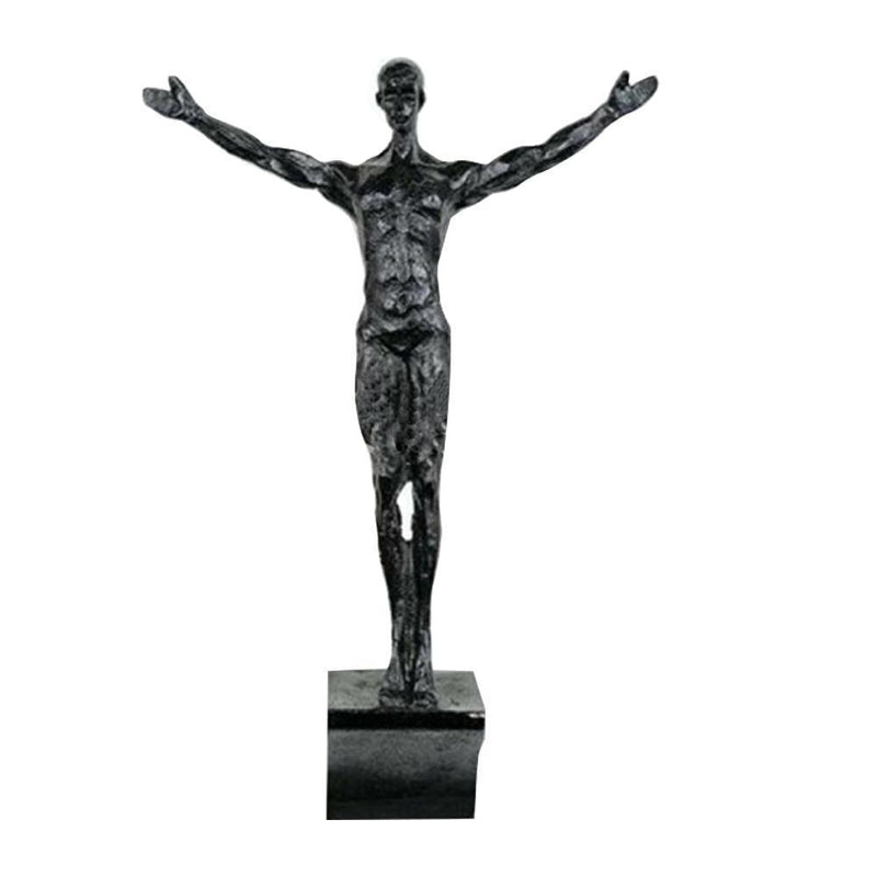 Creative Rock Climbing Resin Statue Figures