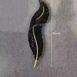 Celestia Modern Resin Feather Wall Lamp