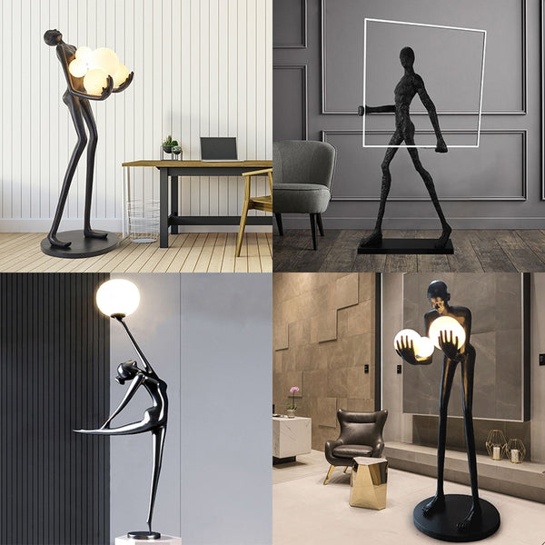Humanoid Art Sculpture Floor Lamps
