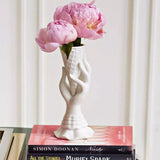 Ice cream in hand ceramic mini vase