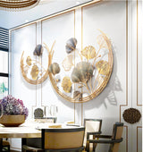 3D Ginkgo Leaf Wall Hanging Ornament Wall Sticker