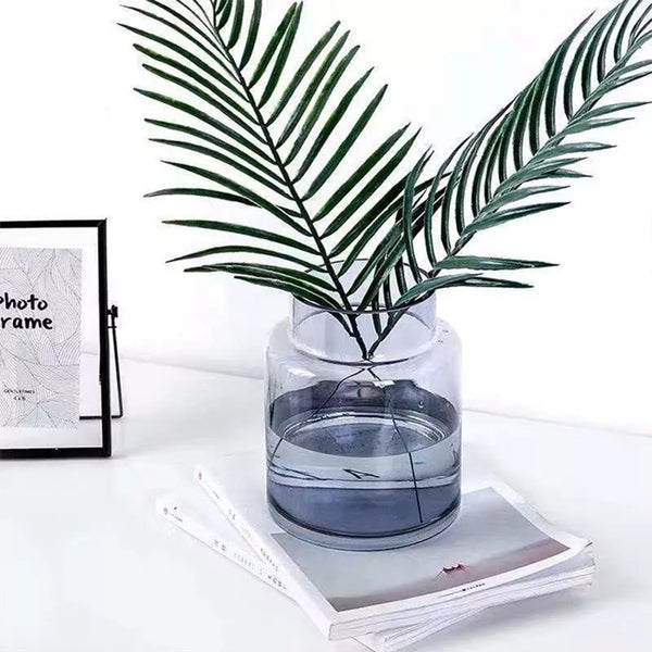 Simple Modern Geometric Transparent Glass Vase