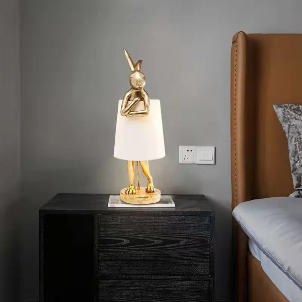 LED rabbit Kids Nightstand table lamp