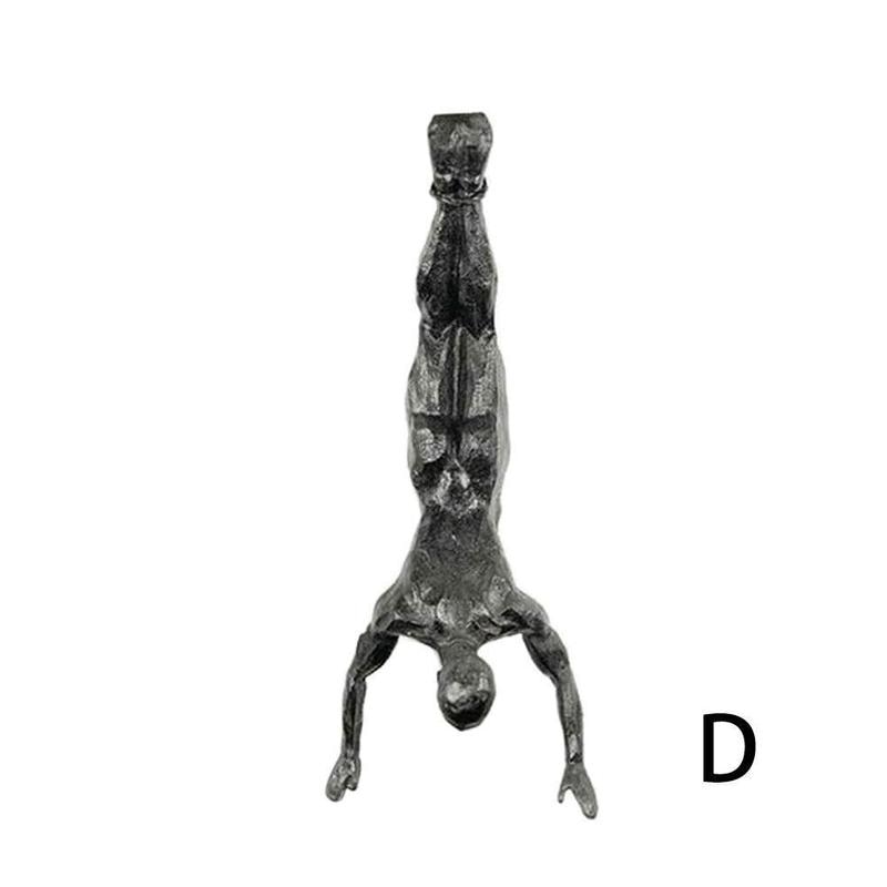 Creative Rock Climbing Resin Statue Figures