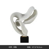 Abstract Living Room Porch Statues