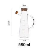 Glass leak-proof 2 condiment jar 125ml 250ml 500ml