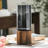 Simple European hydroponic transparent glass vase