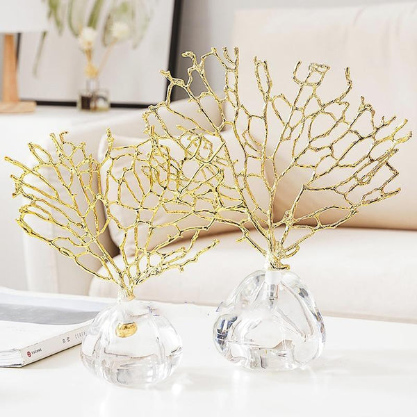 Creativity Crystal Golden Handicraft